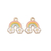 Easter Alloy Enamel Pendants ENAM-I055-01KCG-02-1