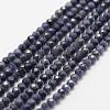 Natural Sapphire Bead Strands X-G-P271-3mm-13-1