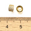 925 Sterling Silver Micro Pave Clear Cubic Zirconia Beads STER-B006-10A-G-2