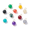 Natural White Jade Charms PALLOY-JF01147-01-1