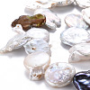 Natural Keshi Pearl Beads Strands PEAR-S021-215-3