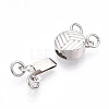 925 Sterling Silver Box Clasps STER-T008-150P-2