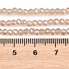 Electroplate Glass Beads Strands EGLA-R048-2mm-33-3