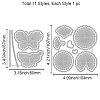 Carbon Steel Cutting Dies Stencils DIY-WH0309-1148-6