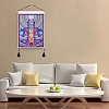 Chakra Cloth Wall Hanging Tapestry HJEW-M003-03C-1