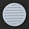 Flat Round Silicone Cup Mat Molds DIY-I065-06-3