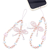 1Pc Alloy & Glass Mobile Straps MOBA-ME0001-01A-1