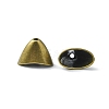 Tibetan Style Alloy Triangle Apetalous Bead Cones TIBE-5212-AB-FF-1