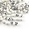 Opaque Acrylic Beads SACR-S747-10-1