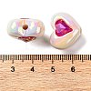 Plating Acrylic Beads OACR-Z022-01F-3