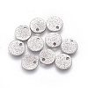 Non-Tarnish 304 Stainless Steel Charms STAS-E455-02P-8mm-2