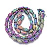 Electroplate Glass Beads Strands EGLA-T025-03D-2
