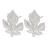 Brass Stud Earring Findings LS-KK-Z099-04P-02-1