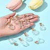 12Pcs 6 Styles Glass Bottle for Bead Containers BOTT-FS0001-05-9