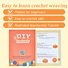 1Set Halloween Theme DIY Pumpkin Knitting Kits for Beginners DIY-SC0026-82-4
