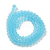 Imitate Austrian Crystal Frosted Glass Beads Strands GLAA-F029-TM4mm-B20-2