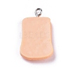 Bread Theme Resin Pendants RESI-K009-13P-7