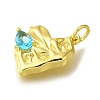 Rack Plating Brass Pendant KK-H485-06G-02-2
