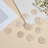 20Pcs Carved Wooden Display Decorations AJEW-ME0002-57-4
