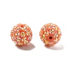 Acrylic Rhinestone Ball Beads OACR-A035-01H-2