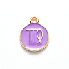 Alloy Enamel Pendants ENAM-S124-01B-01B-2