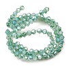 Imitation Jade Glass Beads Strands GLAA-P058-02A-03-2