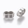 304 Stainless Steel Slide Charms/Slider Beads STAS-I082-21P-1