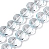 Transparent Electroplate Glass Beads Strands EGLA-N012-06D-1