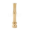 Golden Tone Brass Wax Seal Stamp Head with Bamboo Stick Shaped Handle STAM-K001-05G-J-3