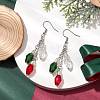 3Pcs Glass Beads Dangle Earrings EJEW-TA00456-2