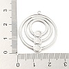 Non-Tarnish 304 Stainless Steel Pendant Cabochon Settings STAS-P333-03P-3