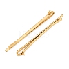 304 Stainless Steel Hair Bobby Pins Findings STAS-F329-02B-G-2