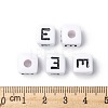 Letter Acrylic European Large Hole Beads OPDL-R050-10mm-E-4