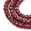 Natural Garnet Beads Strands G-K376-B06-01-4