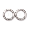 Alloy Spring Gate Rings PALLOY-M015-01P-1