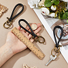 3Pcs Cowhide Keychains KEYC-FH0001-79-3