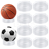 Acrylic Column Necklaces Display Stands ODIS-WH20003-03-1