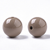 Opaque Acrylic Beads X-MACR-S831-22mm-S-1