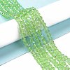 Electroplate Glass Beads Strands EGLA-A034-T3mm-L17-4
