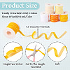 50 Yards 5 Colors Single Face Velvet Ribbon SRIB-TA0001-37-4