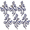 Ethnic Style Flower Pattern Computerized Embroidery Appliques PATC-WH20017-21D-1