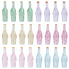 Olycraft 24Pcs 6 Colors Dummy Bottle Transparent Resin Cabochon RESI-OC0001-58-1