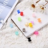 32Pcs 16 Colors Silicone Thin Ear Gauges Flesh Tunnels Plugs FIND-YW0001-17A-7