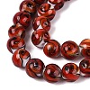 Gold Sand Handmade Lampwork Beads Strands LAMP-N037-08D-3
