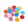 Acrylic Sewing Buttons X-BUTT-E076-A-M-1