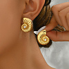 Ocean Theme Exaggerated 201 Stainless Steel Stud Earrings for Women's Accessories OD5051-3-1