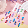 Iron Enamel Snap Hair Clips PHAR-TADJ0001-06B-5