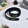 Cowhide Leather Crocodile Skin Pattern Waist Belts for Men AJEW-WH20020-437C-4