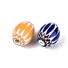 Handmade Millefiori Glass Barrel Beads LA-N002-24-2