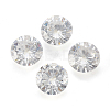 Cubic Zirconia Pointed Back Pendants X-ZIRC-N037-6mm-01-1